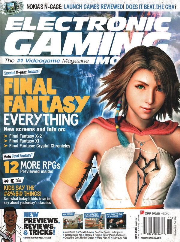 Electronic Gaming Monthly Issue 172 (November 2003) cover